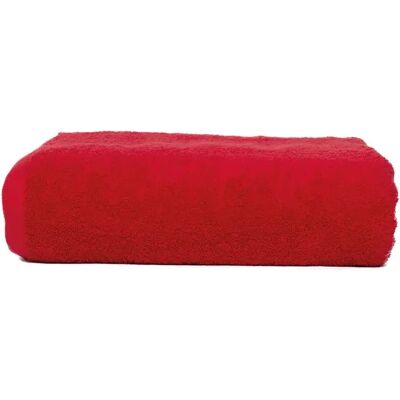 Serviette de plage The One Towelling Rouge 100x210 cm - Publicité Serviette de plage The One Towelling Rouge 100x210 cm - Publicité
