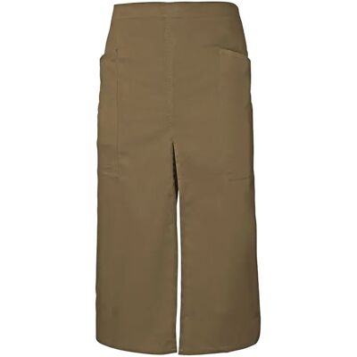 Tablier long avec ouverture et poches Velilla Beige TU - Publicité Tablier long avec ouverture et poches Velilla Beige TU - Publicité
