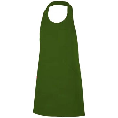 Tablier à bavette boutonné Velilla Vert 75x80 cm - Publicité Tablier à bavette boutonné Velilla Vert 75x80 cm - Publicité