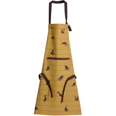 Tablier de cuisine Winkler Dubout Doré 72x85 cm - Publicité Tablier de cuisine Winkler Dubout Doré 72x85 cm - Publicité