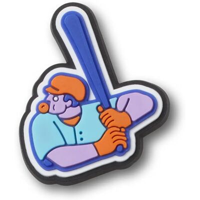 Jibbitz Crocs Retro Baseball Player Bleu TU - Publicité Jibbitz Crocs Retro Baseball Player Bleu TU - Publicité