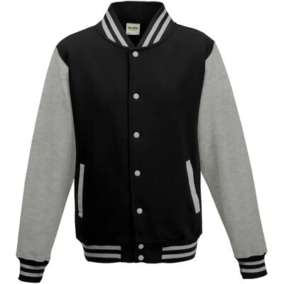 Bomber Just Hoods Baseball Noir M - Publicité Bomber Just Hoods Baseball Noir M - Publicité