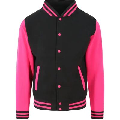 Bomber Just Hoods Baseball Noir M - Publicité Bomber Just Hoods Baseball Noir M - Publicité
