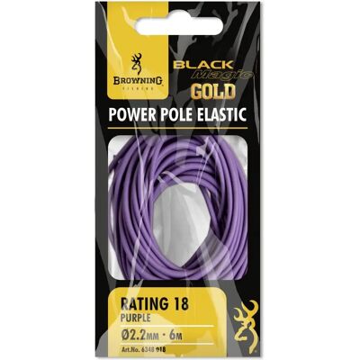 Ligne Élastique Black Magic Gold Power - Browning - Publicité Ligne Élastique Black Magic Gold Power - Browning - Publicité