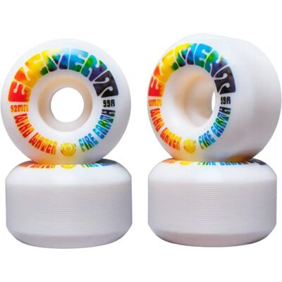 Roue de skateboard Element Trip Out 99A (x4) Blanc 52 mm - Publicité Roue de skateboard Element Trip Out 99A (x4) Blanc 52 mm - Publicité