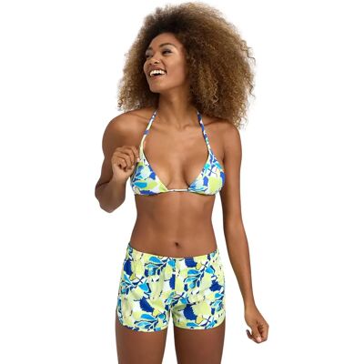 Short de bain femme Arena Allover Bleu XS - Publicité Short de bain femme Arena Allover Bleu XS - Publicité