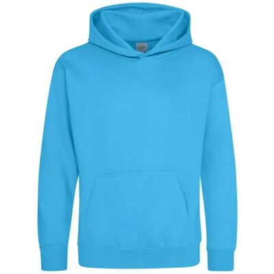 Sweatshirt à capuche enfant Just Hoods Bleu 9/11 ans - Publicité Sweatshirt à capuche enfant Just Hoods Bleu 9/11 ans - Publicité