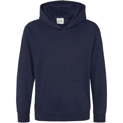 Sweatshirt à capuche enfant Just Hoods Bleu 9/11 ans - Publicité Sweatshirt à capuche enfant Just Hoods Bleu 9/11 ans - Publicité