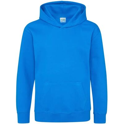 Sweatshirt à capuche enfant Just Hoods Bleu 9/11 ans - Publicité Sweatshirt à capuche enfant Just Hoods Bleu 9/11 ans - Publicité