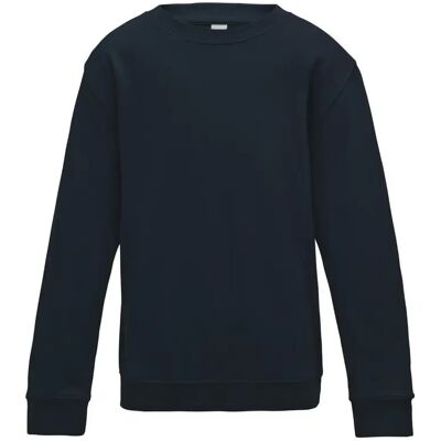 Sweatshirt enfant Just Hoods Awdis Bleu 9/11 ans - Publicité Sweatshirt enfant Just Hoods Awdis Bleu 9/11 ans - Publicité