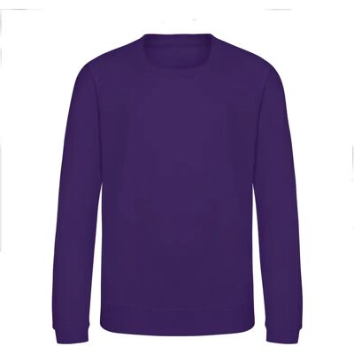 Sweatshirt enfant Just Hoods Awdis Violet 9/11 ans - Publicité Sweatshirt enfant Just Hoods Awdis Violet 9/11 ans - Publicité