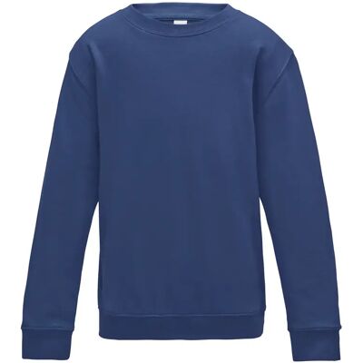 Sweatshirt enfant Just Hoods Awdis Bleu 1/2 ans - Publicité Sweatshirt enfant Just Hoods Awdis Bleu 1/2 ans - Publicité