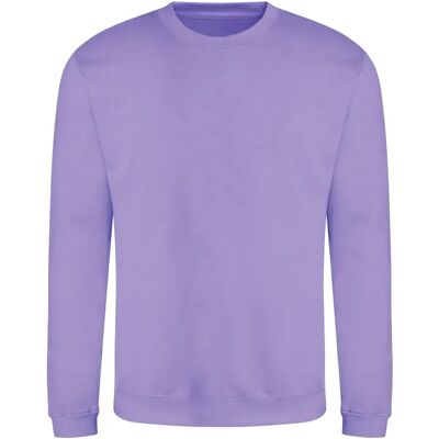 Sweatshirt col rond Just Hoods Awdis Violet L - Publicité Sweatshirt col rond Just Hoods Awdis Violet L - Publicité