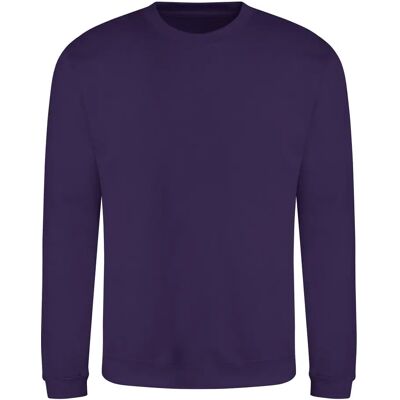 Sweatshirt col rond Just Hoods Awdis Violet L - Publicité Sweatshirt col rond Just Hoods Awdis Violet L - Publicité