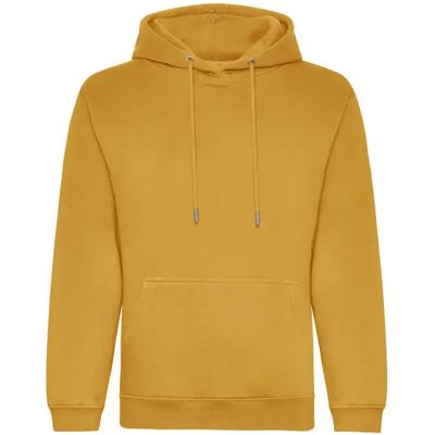Sweatshirt à capuche en coton biologique Just Hoods Jaune XS - Publicité Sweatshirt à capuche en coton biologique Just Hoods Jaune XS - Publicité
