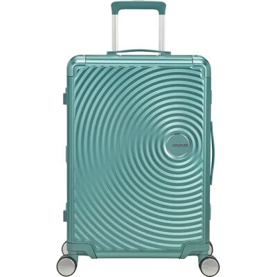 Valise aluminium American Tourister SoundBox 68/25 Bleu 73 L - Publicité Valise aluminium American Tourister SoundBox 68/25 Bleu 73 L - Publicité