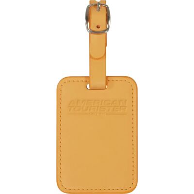 Étiquette Bagage American Tourister (x2) Orange 5,5x8x0,1 cm - Publicité Étiquette Bagage American Tourister (x2) Orange 5,5x8x0,1 cm - Publicité