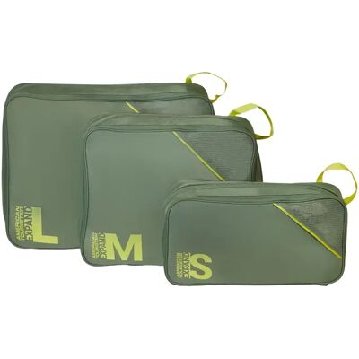 Sac de rangement valises en cube American Tourister (x3) Vert TU - Publicité Sac de rangement valises en cube American Tourister (x3) Vert TU - Publicité