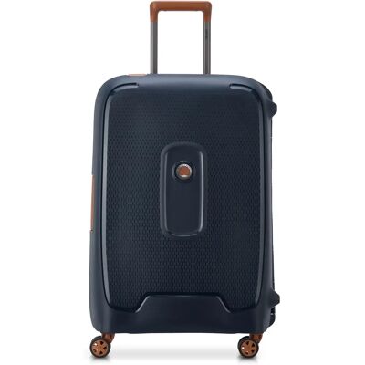 Valise 4 doubles roues Delsey Moncey Mr Bleu 73 L - Publicité Valise 4 doubles roues Delsey Moncey Mr Bleu 73 L - Publicité