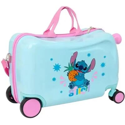 Valise Safta Stitch Bleu 44x27x21 cm - Publicité Valise Safta Stitch Bleu 44x27x21 cm - Publicité