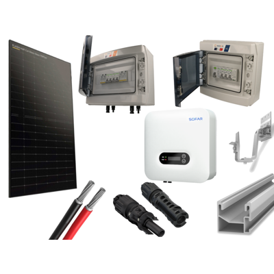 bis-electric Kit 10 panneaux photovoltaïque pour tuile méca onduleur centralisé 5000Wc - Publicité bis-electric Kit 10 panneaux photovoltaïque pour tuile méca onduleur centralisé 5000Wc - Publicité