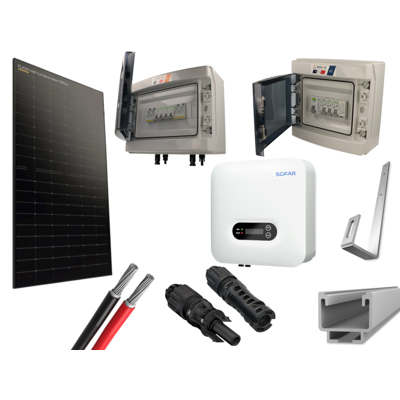 bis-electric Kit 16 panneaux photovoltaïque pour ardoise onduleur centralisé 8000Wc - Publicité bis-electric Kit 16 panneaux photovoltaïque pour ardoise onduleur centralisé 8000Wc - Publicité