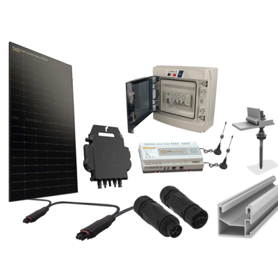 bis-electric Kit 16 panneaux photovoltaïque pour tôle & fibrociment micro onduleur 8000Wc - Publicité bis-electric Kit 16 panneaux photovoltaïque pour tôle & fibrociment micro onduleur 8000Wc - Publicité