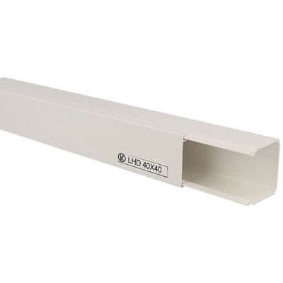 Goulotte électrique PVC 40 x 40 mm KOPOS - Publicité Goulotte électrique PVC 40 x 40 mm KOPOS - Publicité