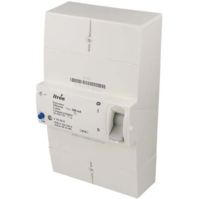 Disjoncteur EDF triphasé sélectif 10/30A Itron Actaris - Publicité Disjoncteur EDF triphasé sélectif 10/30A Itron Actaris - Publicité