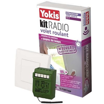 Kit radio volet roulant POWER Yokis - Publicité Kit radio volet roulant POWER Yokis - Publicité