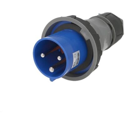 SOLERA Prise mâle CEE monophasée 3 x 63A IP67 - Publicité SOLERA Prise mâle CEE monophasée 3 x 63A IP67 - Publicité