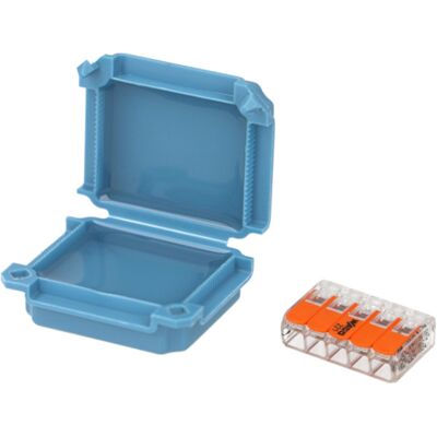 bis-electric Boite de jonction isolante "gel" avec 1 borne Wago 5 entrées - Publicité bis-electric Boite de jonction isolante "gel" avec 1 borne Wago 5 entrées - Publicité