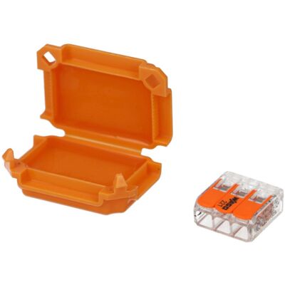 bis-electric Boite de jonction isolante "gel" avec 1 borne Wago 3 entrées - Publicité bis-electric Boite de jonction isolante "gel" avec 1 borne Wago 3 entrées - Publicité