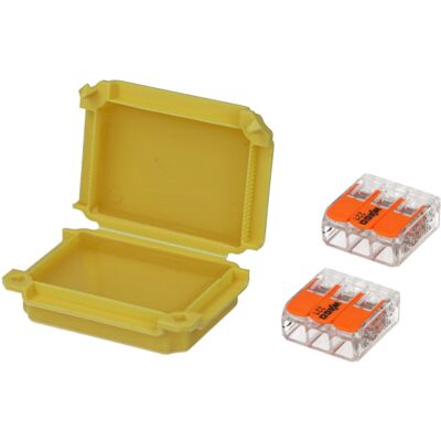 bis-electric Boite de jonction isolante "gel" avec 2 bornes Wago 3 entrées - Publicité bis-electric Boite de jonction isolante "gel" avec 2 bornes Wago 3 entrées - Publicité