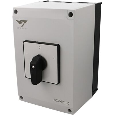 IMO - SCO4P100 - IP65 - 100A 4P - Transfer switch - Publicité IMO - SCO4P100 - IP65 - 100A 4P - Transfer switch - Publicité