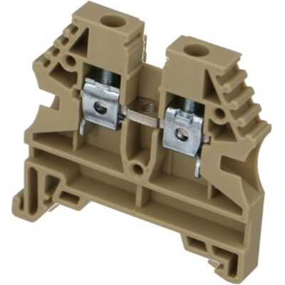 Lot de 25 bornes de jonction à vis 4mm² beige IMO - Publicité Lot de 25 bornes de jonction à vis 4mm² beige IMO - Publicité