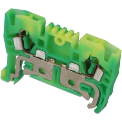 Lot de 25 bornes de jonction à ressort vert/jaune 2.5 mm² IMO - Publicité Lot de 25 bornes de jonction à ressort vert/jaune 2.5 mm² IMO - Publicité