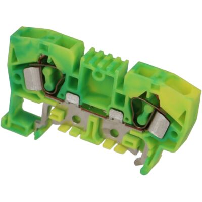 Lot de 25 bornes de jonction à ressort vert/jaune 6 mm² IMO - Publicité Lot de 25 bornes de jonction à ressort vert/jaune 6 mm² IMO - Publicité