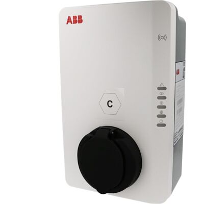 Borne de recharge ABB Terra AC Wallbox 7kW RFID - Publicité Borne de recharge ABB Terra AC Wallbox 7kW RFID - Publicité