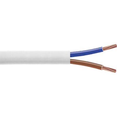 bis-electric Câble H05VV-F 2x1.5mm² blanc, couronne de 50m - Publicité bis-electric Câble H05VV-F 2x1.5mm² blanc, couronne de 50m - Publicité