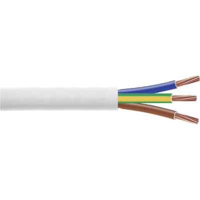 bis-electric Câble H05VV-F 3G1.5mm² blanc, couronne de 50m - Publicité bis-electric Câble H05VV-F 3G1.5mm² blanc, couronne de 50m - Publicité