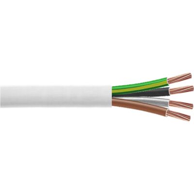 bis-electric Câble H05VV-F 4G0.75mm² blanc, couronne de 50m - Publicité bis-electric Câble H05VV-F 4G0.75mm² blanc, couronne de 50m - Publicité