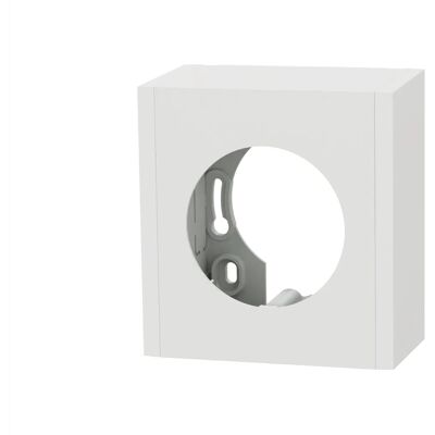 SCHNEIDER ELECTRIC Boitier saillie simple extensible Blanc craie Schneider Odace - Publicité SCHNEIDER ELECTRIC Boitier saillie simple extensible Blanc craie Schneider Odace - Publicité