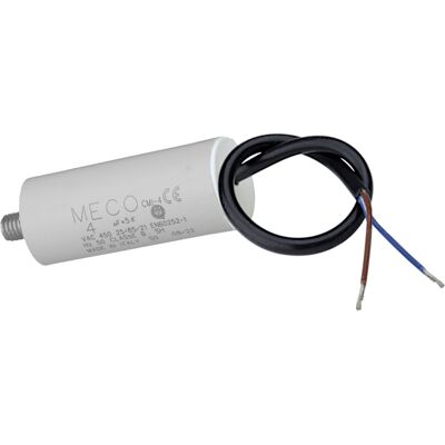 COMAR Condensateur permanent pour moteur triphasé 12.5μF 450V sorties câble - Publicité COMAR Condensateur permanent pour moteur triphasé 12.5μF 450V sorties câble - Publicité
