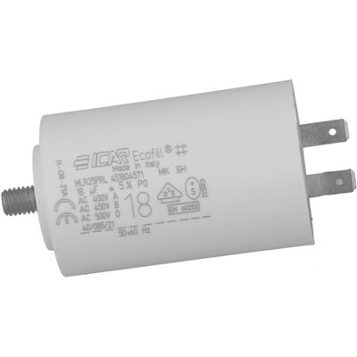 COMAR Condensateur permanent pour moteur triphasé 16μF 450V sorties faston - Publicité COMAR Condensateur permanent pour moteur triphasé 16μF 450V sorties faston - Publicité
