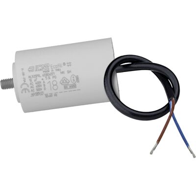 COMAR Condensateur permanent pour moteur triphasé 20μF 450V sorties câble - Publicité COMAR Condensateur permanent pour moteur triphasé 20μF 450V sorties câble - Publicité
