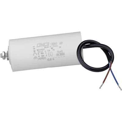 COMAR Condensateur permanent pour moteur triphasé 40μF 450V sorties câble - Publicité COMAR Condensateur permanent pour moteur triphasé 40μF 450V sorties câble - Publicité