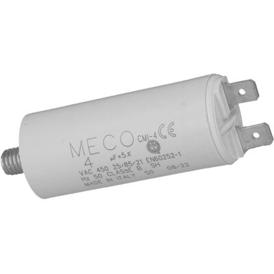 COMAR Condensateur permanent pour moteur triphasé 6.3μF 450V sorties faston - Publicité COMAR Condensateur permanent pour moteur triphasé 6.3μF 450V sorties faston - Publicité