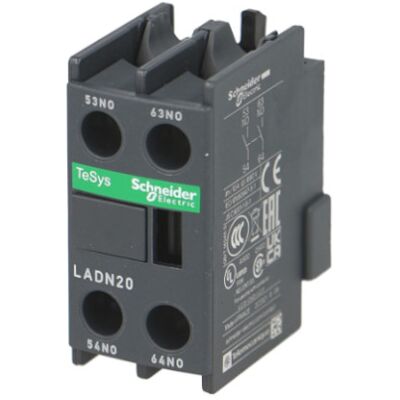 SCHNEIDER ELECTRIC Contact auxiliaire 1NO+1NC pour contacteur TeSys LC1D, montage frontal - Publicité SCHNEIDER ELECTRIC Contact auxiliaire 1NO+1NC pour contacteur TeSys LC1D, montage frontal - Publicité