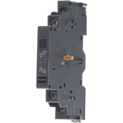 SCHNEIDER ELECTRIC Contact auxiliaire 1NO+1NC pour disjoncteur TeSys GV2, montage latéral - Publicité SCHNEIDER ELECTRIC Contact auxiliaire 1NO+1NC pour disjoncteur TeSys GV2, montage latéral - Publicité